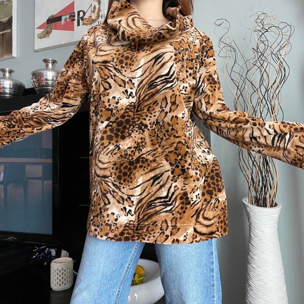 Organically Fierce Cowl Neck Sweater